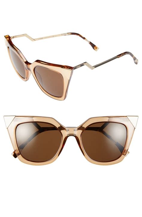 lentes fendi cat eye|fendi rimless sunglasses.